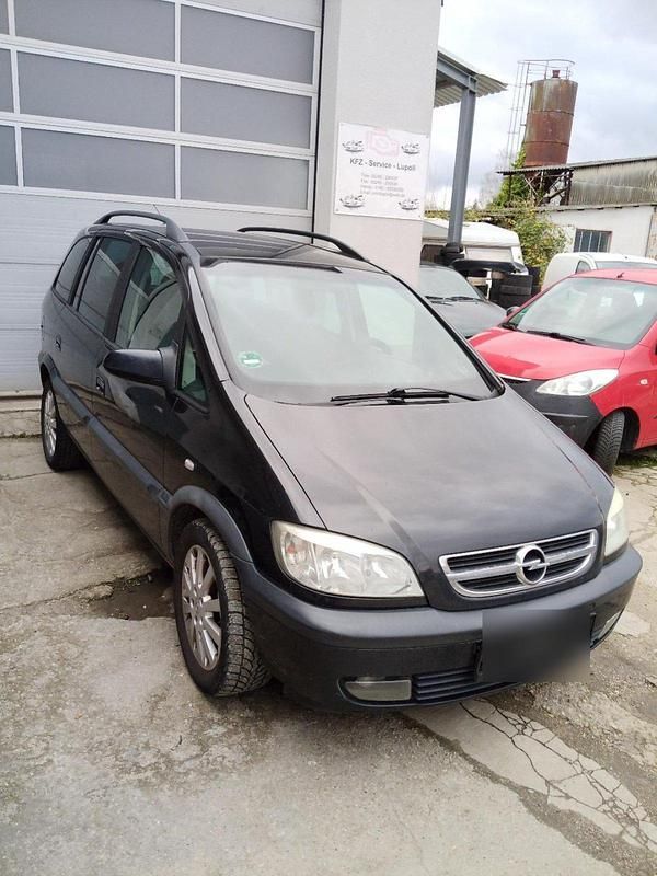 Schwarz Gebraucht 2004 Opel Zafira Van / Kleinbus | 1.299 € (Fairer Preis) - Bild 1/4