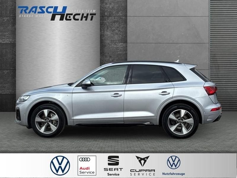 Gebraucht Audi Q5 S-Line 204 PS (150 kW) 2022 Silber SUV