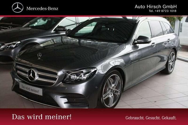 Lack selenitgrau Gebraucht 2019 Mercedes E220 AMG line Kombi | 24.900 € (Guter Preis) - Bild 1/4