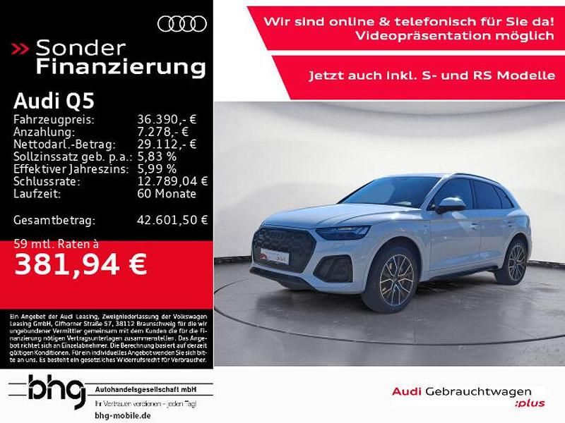 Weiss Gebraucht 2022 Audi Q5 Business SUV | 36.390 € (Guter Preis) - Bild 1/4