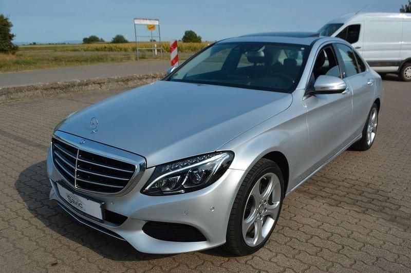 Silber Gebraucht 2014 Mercedes C220 Limousine | 18.499 € (Guter Preis) - Bild 1/4