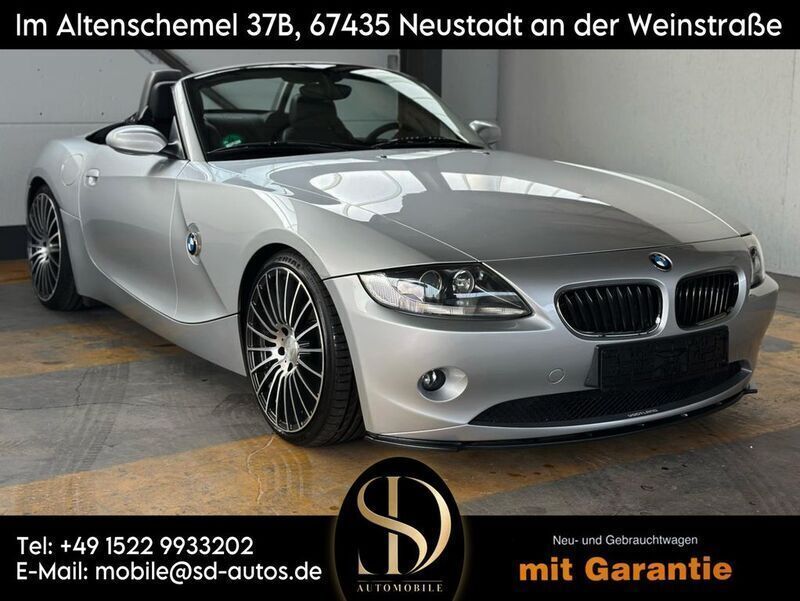 Silber Gebraucht 2005 BMW Z4 Sport Line Cabrio | 9.999 € (Fairer Preis) - Bild 1/4