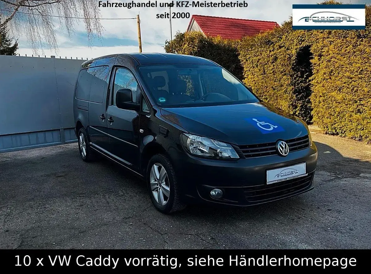 Gebraucht VW Caddy 102 PS (75 kW) 2011 Schwarz Van / Kleinbus
