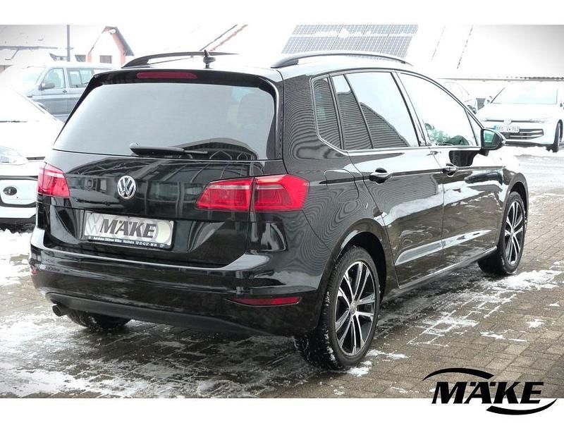 Gebraucht VW Golf Sportsvan Allstar 110 PS (80 kW) 2016 Schwarz Van / Kleinbus