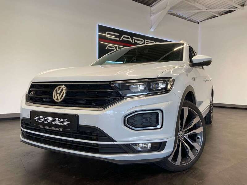 White metallic Gebraucht 2019 VW T-Roc Sportline SUV | 22.990 € (Etwas zu teuer) - Bild 1/4