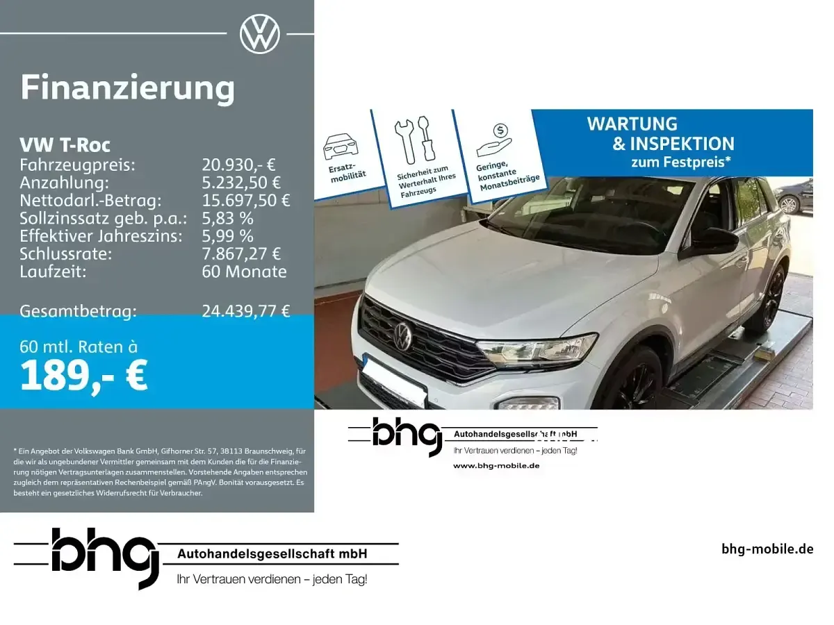 Gebraucht VW T-Roc Sportline 150 PS (110 kW) 2021 SUV