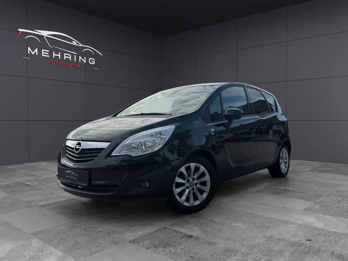 Gebraucht Opel Meriva 101 PS (74 kW) 2012 Schwarz Van / Kleinbus