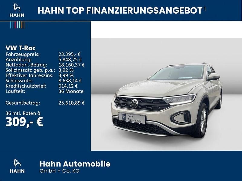 Gebraucht VW T-Roc Life 150 PS (110 kW) 2023 Grau SUV