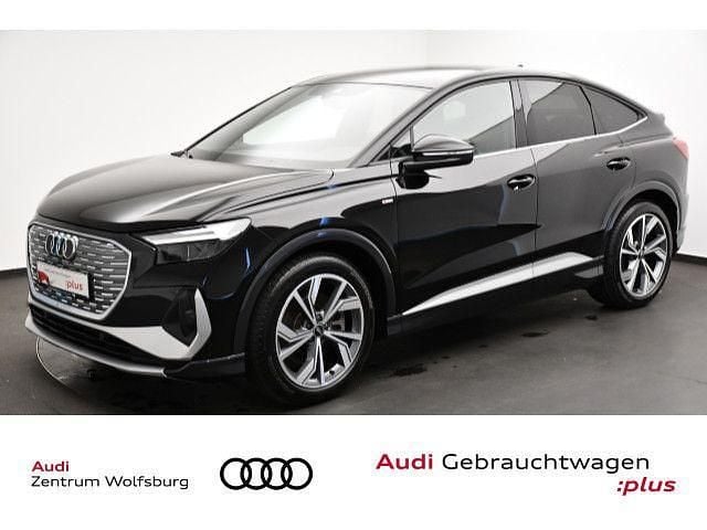 Mythosschwarz metallic Gebraucht 2022 Audi Q4 Sportback e-tron Ambiente SUV | 32.690 € (Superpreis) - Bild 1/4