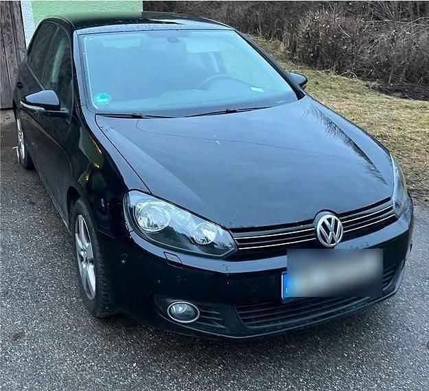 Gebraucht VW Golf VI 122 PS (89 kW) 2010 Schwarz Kleinwagen