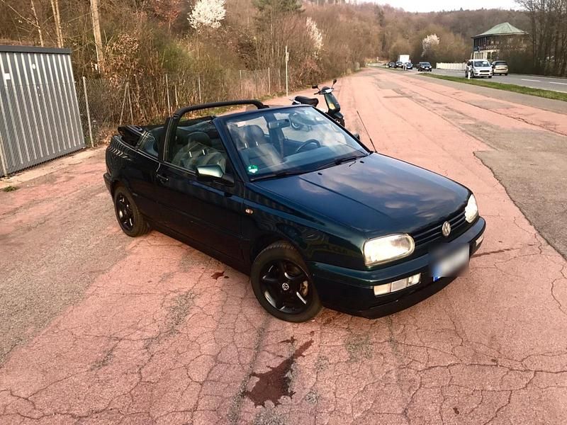 Grün Gebraucht 1997 VW Golf Cabriolet Cabrio | 1.199 € (Superpreis) - Bild 1/4
