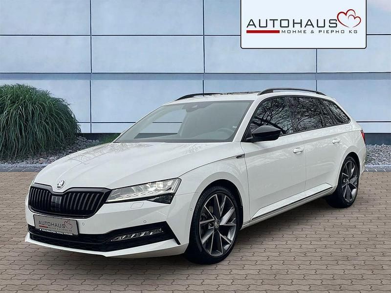 Gebraucht Skoda Superb SportLine 200 PS (147 kW) 2021 Weiß Kombi