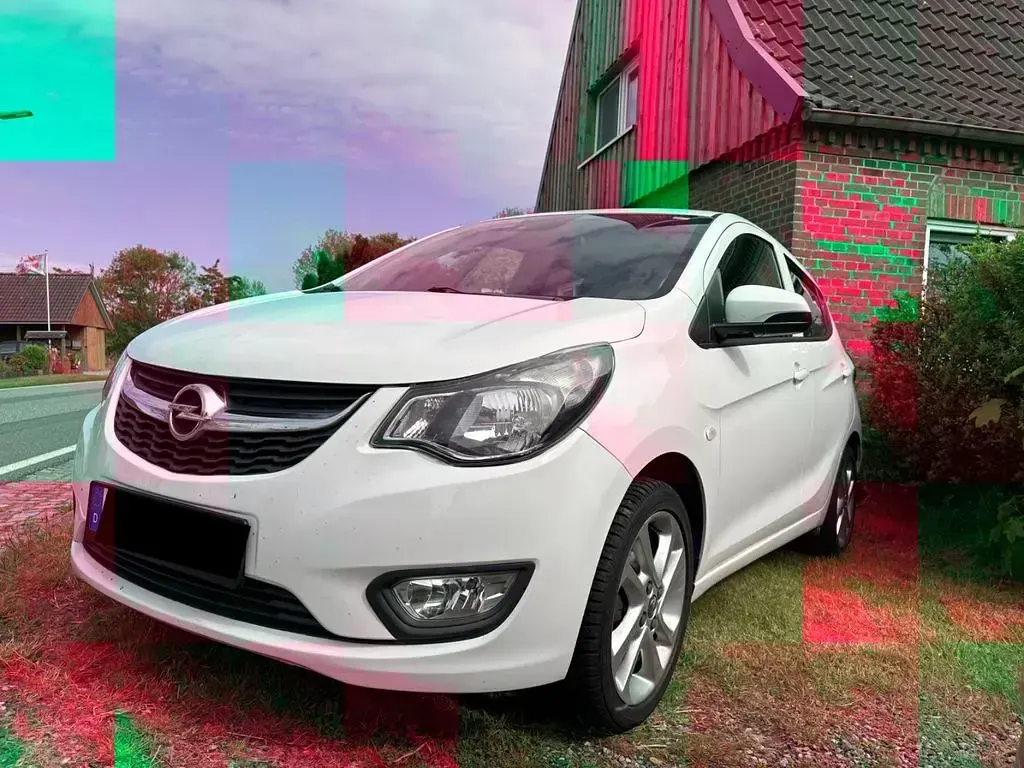 Gebraucht Opel Karl Selection 75 PS (55 kW) 2015 Weiß Kleinwagen