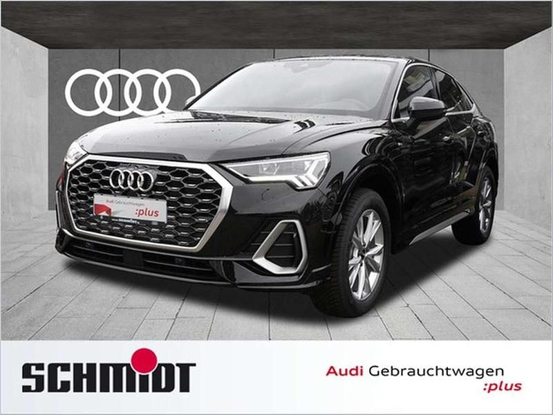 Mythosschwarz metallic Gebraucht 2024 Audi Q3 Sportback S-Line SUV | 39.840 € (Fairer Preis) - Bild 1/2