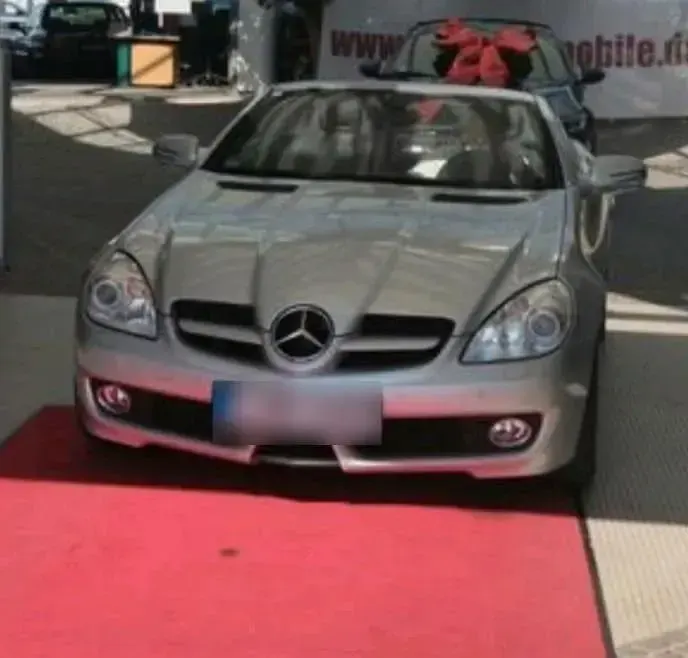 Gebraucht Mercedes SLK200 184 PS (135 kW) 2009 Silber Cabrio