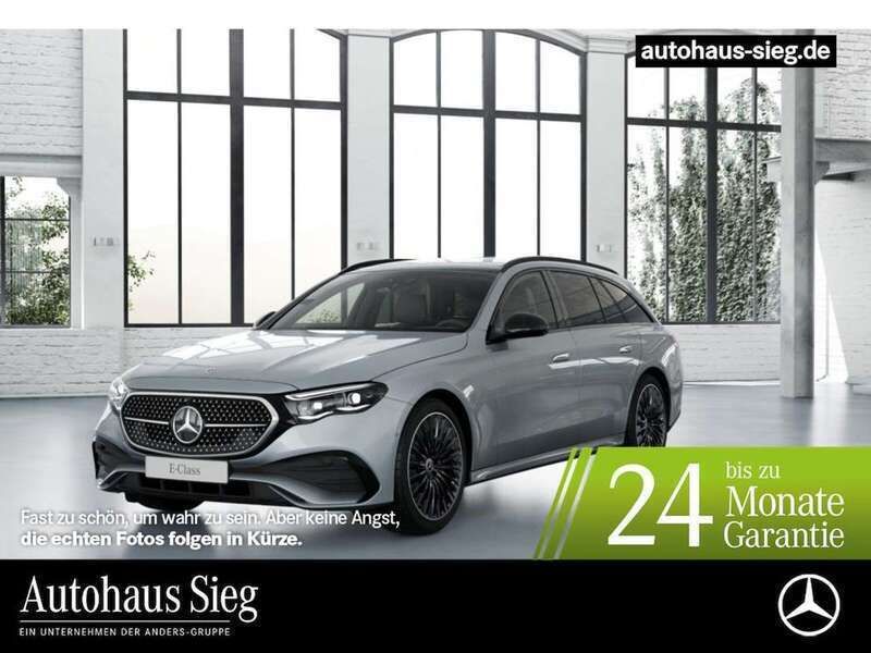 Hightech silber Gebraucht 2025 Mercedes E220 AMG Kombi | 64.450 € (Teuer) - Bild 1/3