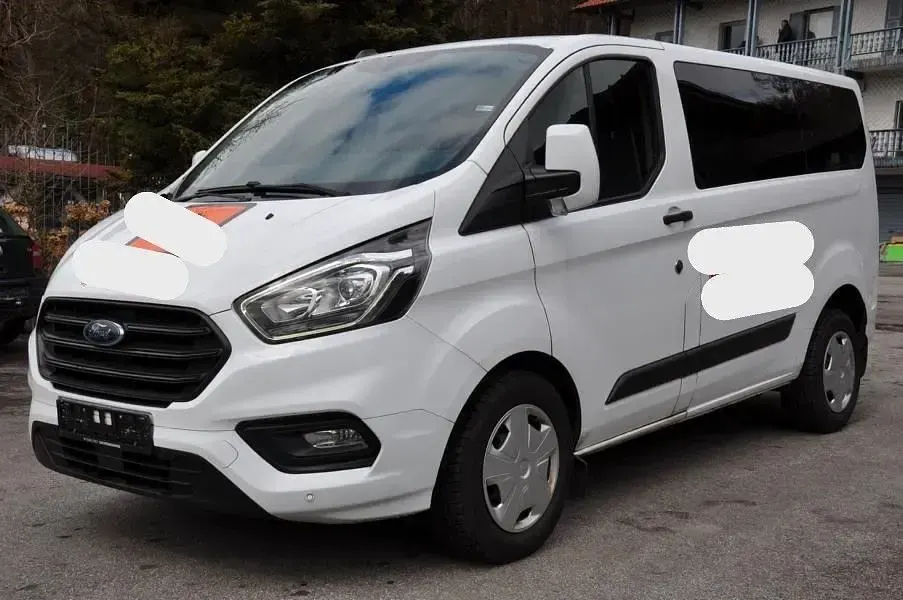 Gebraucht Ford Transit Custom 105 PS (77 kW) 2020 Weiß Van / Kleinbus