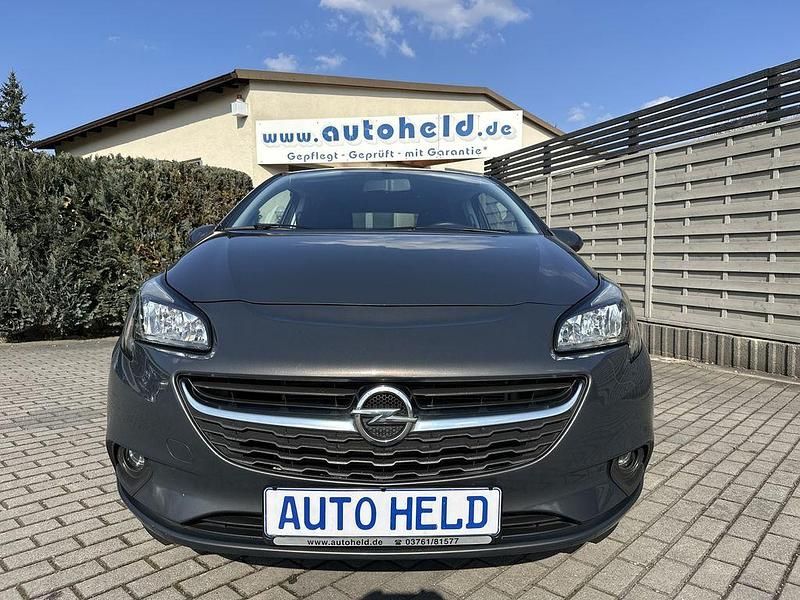 Gebraucht Opel Corsa drive 90 PS (66 kW) 2016 Grau (metallic) Kleinwagen