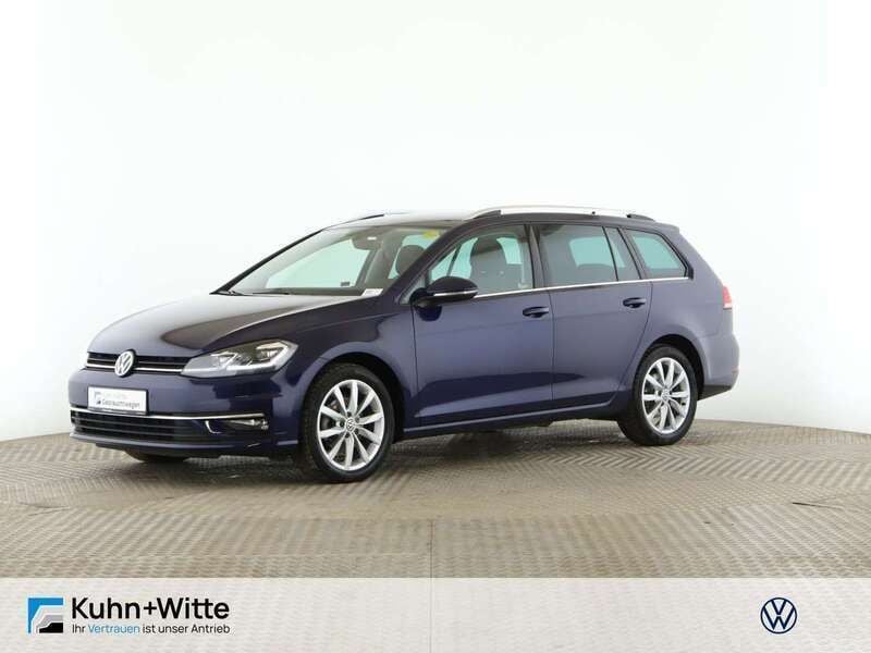 Blau Gebraucht 2020 VW Golf VII Highline Kombi | 18.420 € (Guter Preis) - Bild 1/3