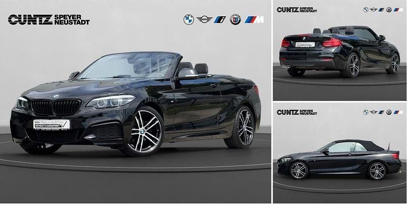 Saphirschwarz Gebraucht 2021 BMW 218 M Sport Cabrio | 27.980 € (Etwas zu teuer) - Bild 1/4