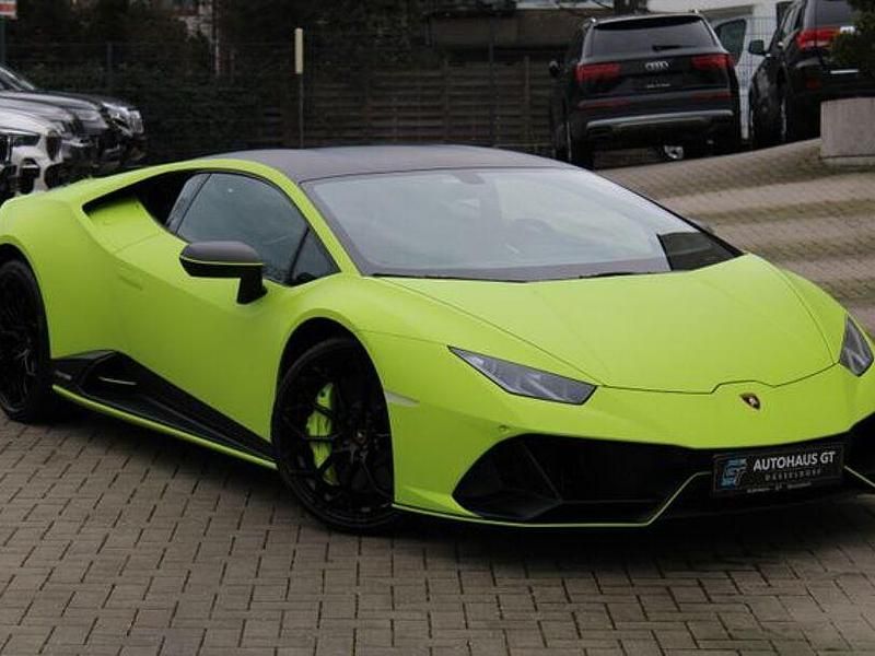 "verde shock" hellgrün matt Gebraucht 2021 Lamborghini Huracán Coupé | 289.000 € (Guter Preis) - Bild 1/4