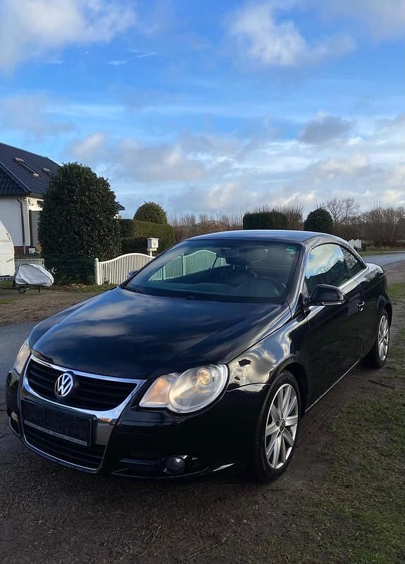 Schwarz Gebraucht 2008 VW Eos Cabrio | 1.499 € (Superpreis) - Bild 1/4