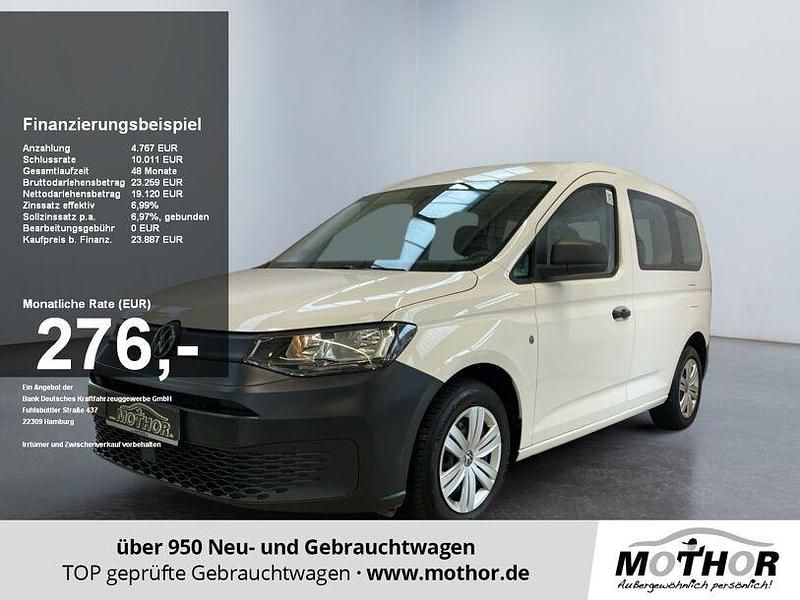 Candyweiß Gebraucht 2021 VW Caddy Basis Van / Kleinbus | 23.870 € (Fairer Preis) - Bild 1/4