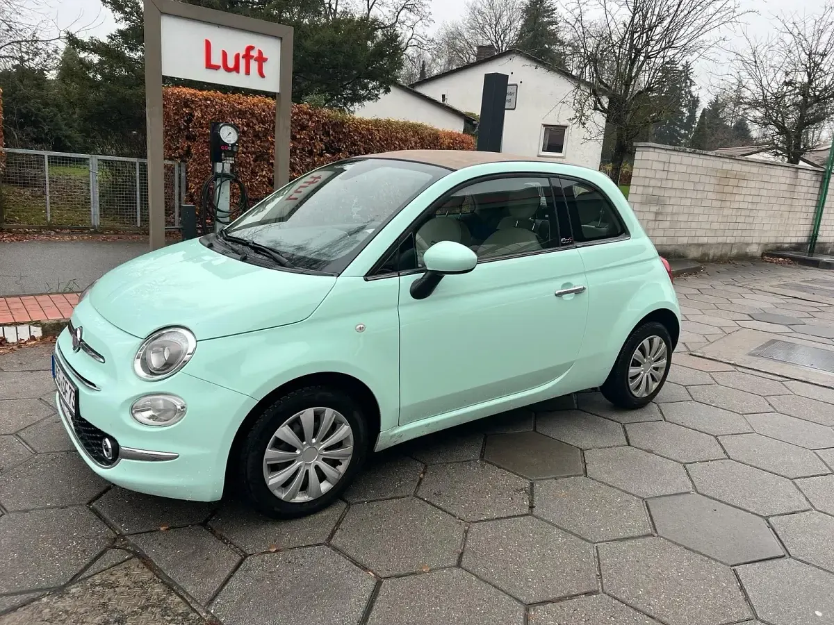 Gebraucht Fiat 500C 97 PS (71 kW) 2016 Grün Cabrio