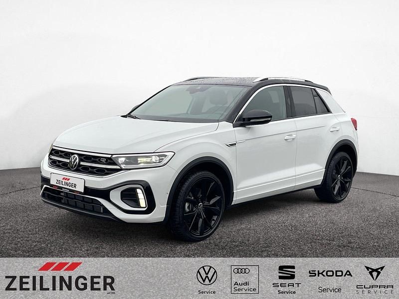 Pure white/schwarz Neu 2025 VW T-Roc R-line SUV | 31.999 € (Superpreis) - Bild 1/4