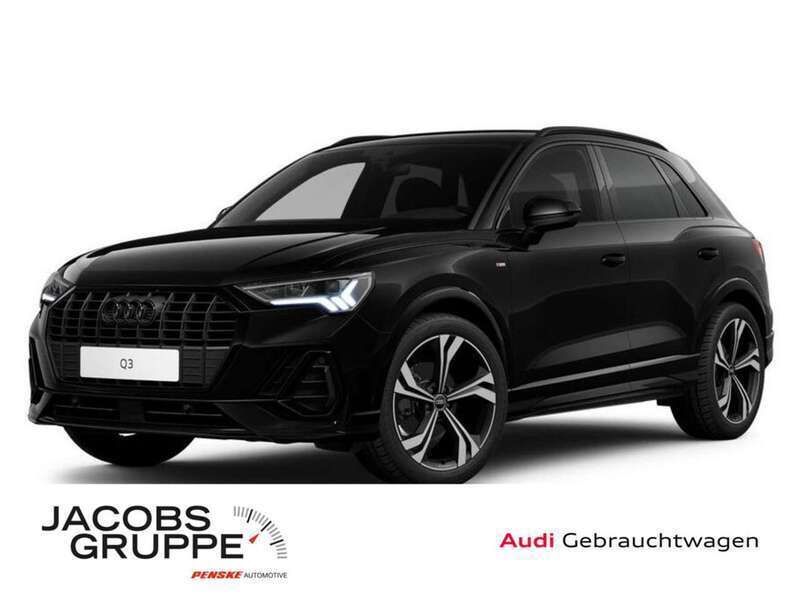 Mythosschwarz metallic Gebraucht 2025 Audi Q3 S-Line SUV | 45.870 € (Fairer Preis) - Bild 1/4