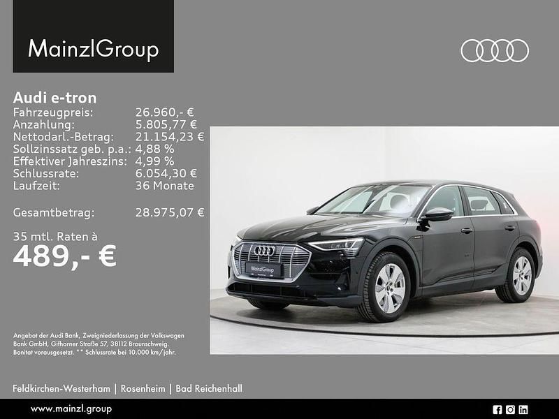 Gebraucht Audi e-tron 230 kW (313 PS) 2022 Brillantschwarz SUV