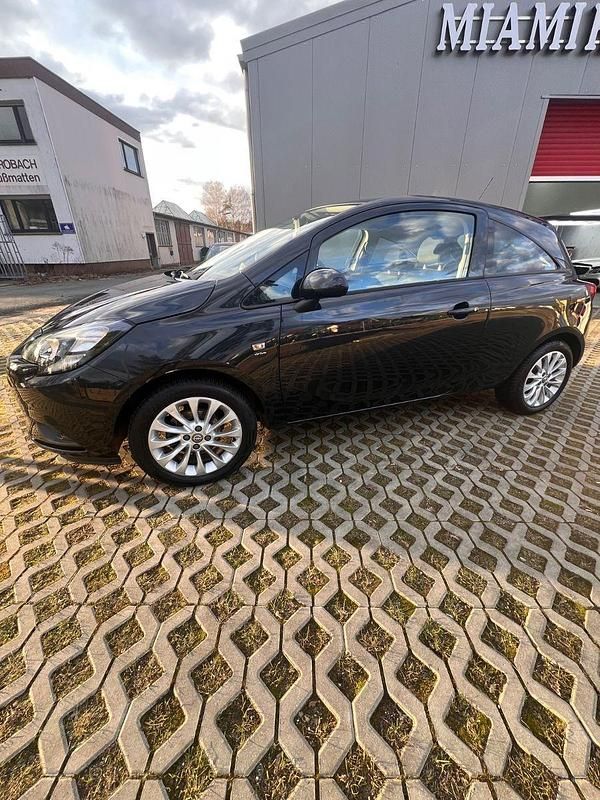 Gebraucht Opel Corsa drive 90 PS (66 kW) 2016 Schwarz Kleinwagen