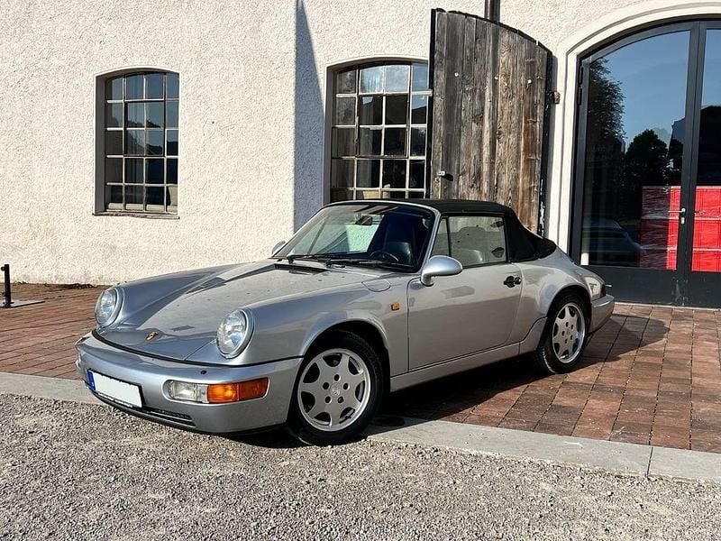 Silber Gebraucht 1991 Porsche 964 Cabrio | 68.000 € - Bild 1/4