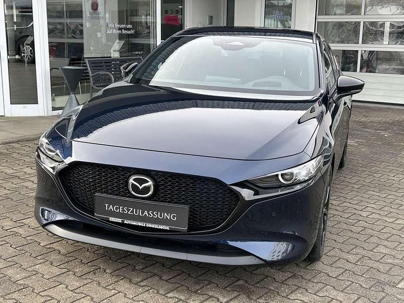 Neu Mazda 3 Homura-Line 140 PS (102 kW) 2025 Deep crystal blue Limousine