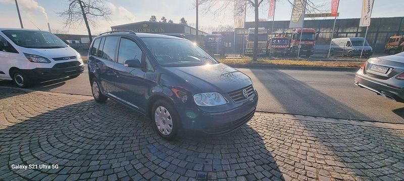 Gebraucht VW Touran Basis 116 PS (85 kW) 2004 Blau Van / Kleinbus
