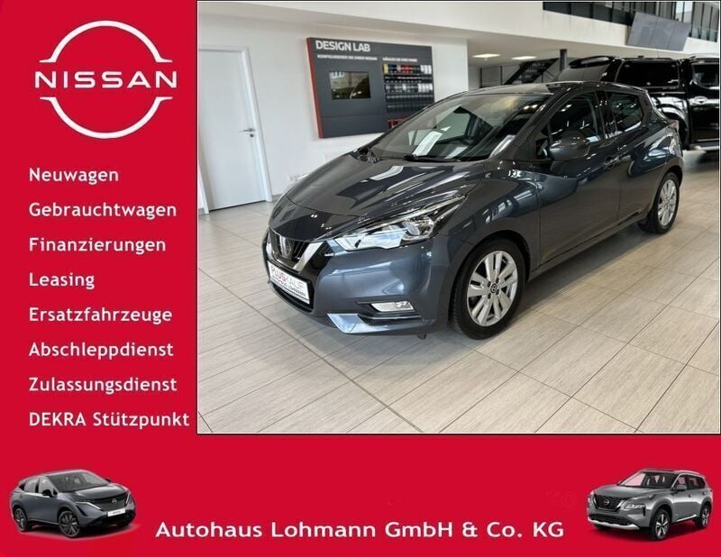 Grün Gebraucht 2020 Nissan Micra N-Connecta Kleinwagen | 12.950 € (Fairer Preis) - Bild 1/4