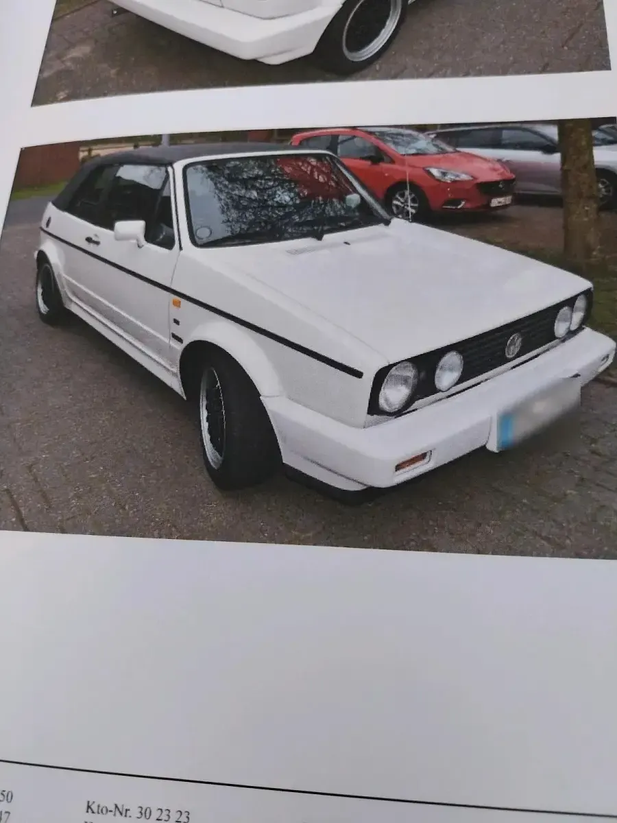 Gebraucht VW Golf Cabriolet Classicline 98 PS (72 kW) 1993 Weiß Cabrio