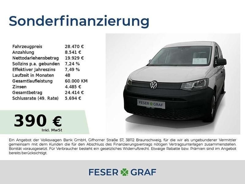 Candyweiß Gebraucht 2024 VW Caddy Maxi Van / Kleinbus | 28.470 € (Fairer Preis) - Bild 1/4