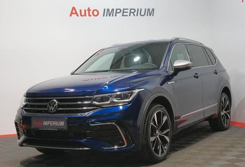 Blau Gebraucht 2022 VW Tiguan Allspace R-line SUV | 37.990 € (Fairer Preis) - Bild 1/4