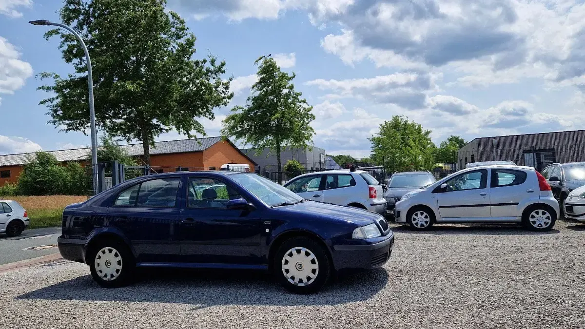 Usata Skoda Octavia Ambiente 102 CV (75 kW) 2002 Blu Berlina