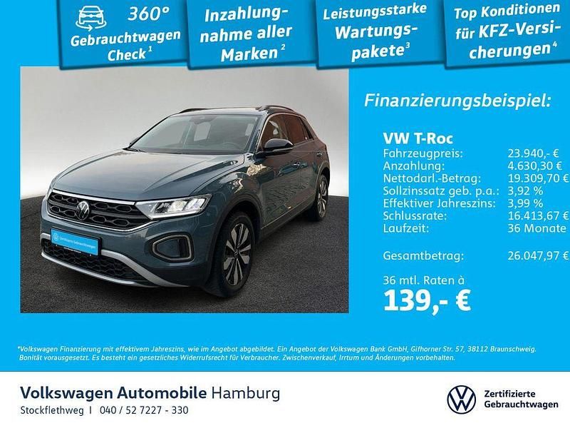 Blau Gebraucht 2025 VW T-Roc Goal SUV | 23.940 € (Etwas zu teuer) - Bild 1/3