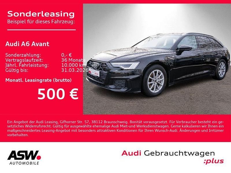 Gebraucht Audi A6 S-Line 204 PS (150 kW) 2025 Mythosschwarz metallic Kombi