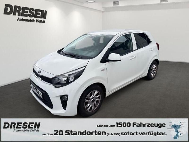 Ud) schneeweiss (weiss Gebraucht 2018 Kia Picanto DREAM-TEAM Edition Kleinwagen | 10.880 € (Etwas zu teuer) - Bild 1/4