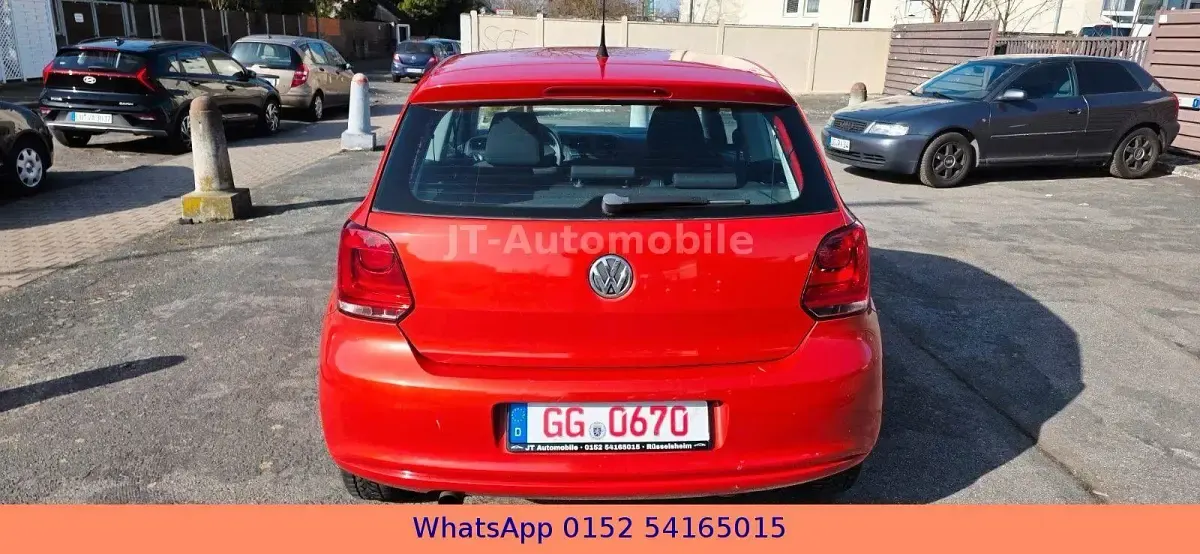Occasion VW Polo Trendline 90 ch (66 kW) 2011 Orange Citadine