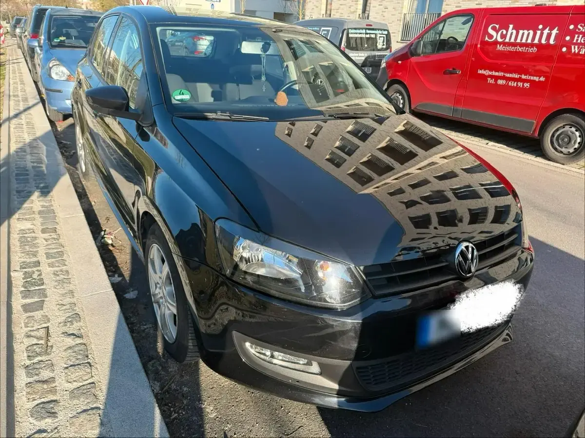 Gebraucht VW Polo 75 PS (55 kW) 2010 Schwarz Kleinwagen