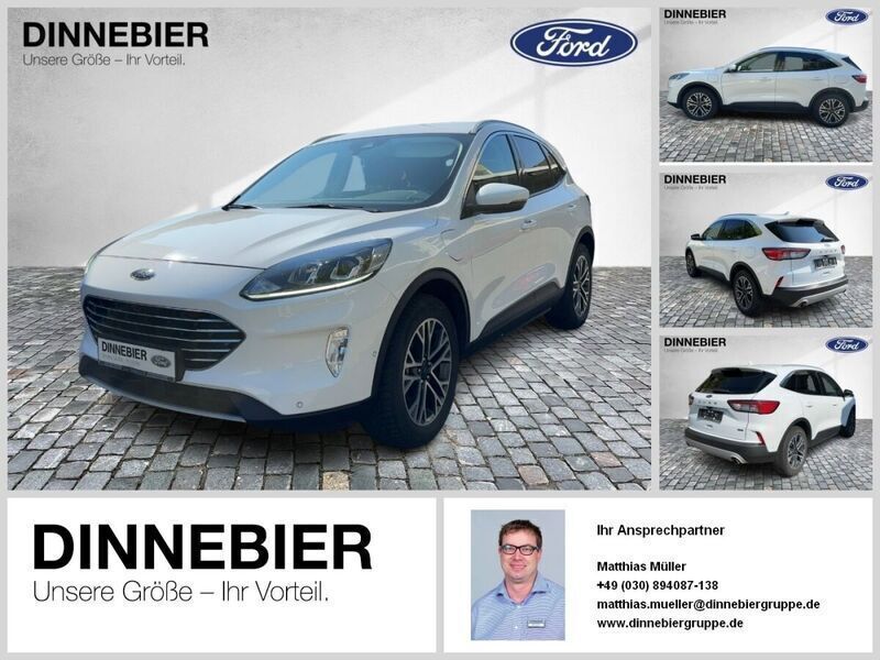 Weiß Gebraucht 2021 Ford Kuga Titanium SUV | 19.268 € (Superpreis) - Bild 1/2