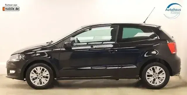 Gebraucht VW Polo Team 105 PS (77 kW) 2010 Schwarz Kleinwagen