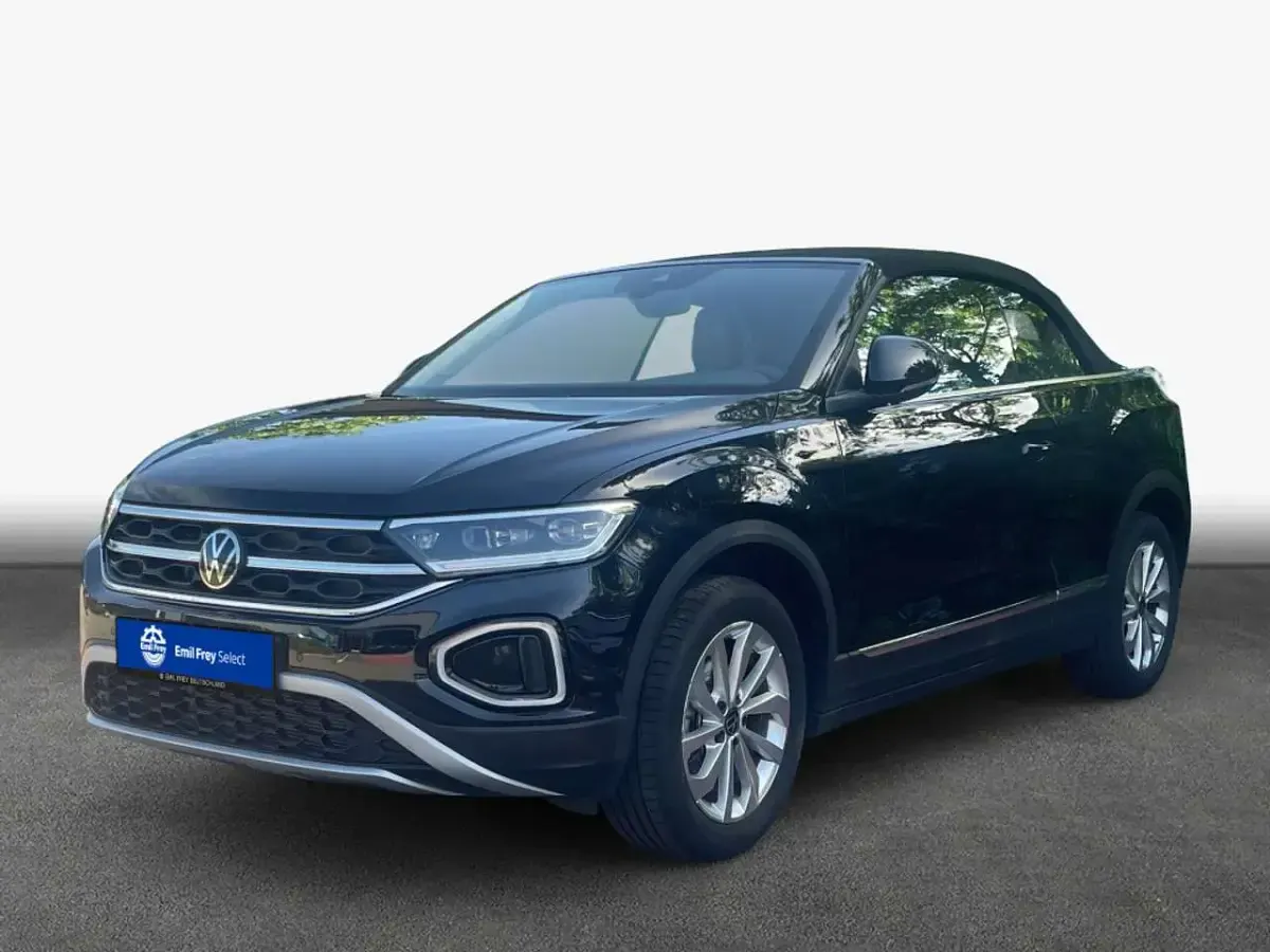 Gebraucht VW T-Roc Cabriolet Style 116 PS (85 kW) 2025 Schwarz Cabrio