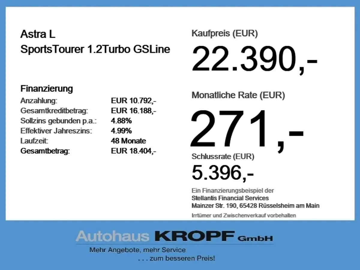 Gebraucht Opel Astra GS Line 131 PS (96 kW) 2025 Grau Kombi