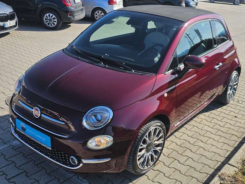 Violett Gebraucht 2020 Fiat 500C Star Cabrio | 16.999 € (Etwas zu teuer) - Bild 1/4